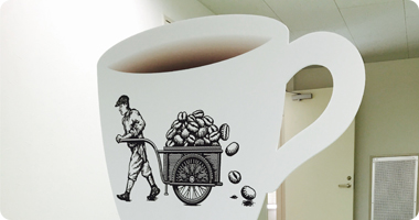 コーヒーショップ看板