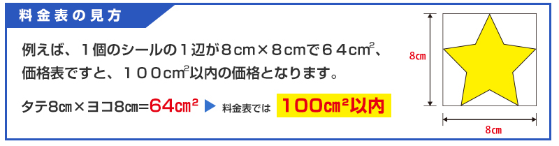 料金表の見方